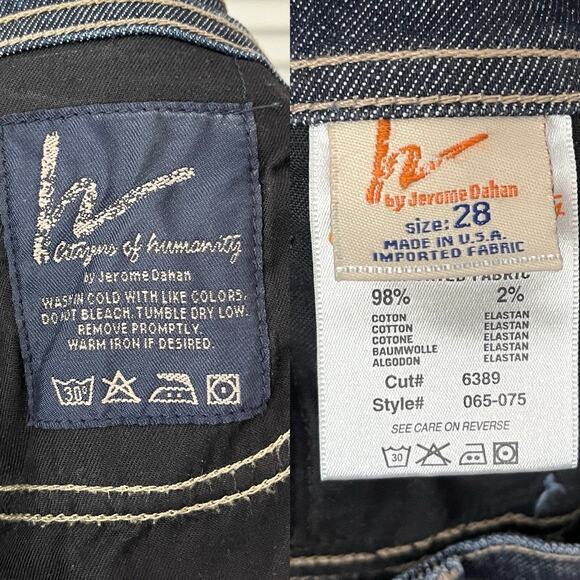 Citizens of Humanity x Nordstrom anniversary low-rise boot cut leg jeans size 28 - Picture 11 of 12